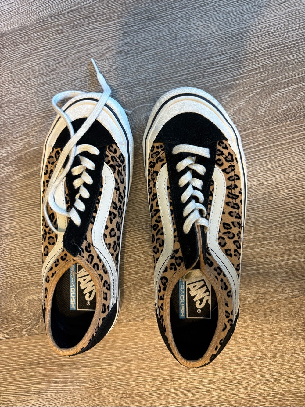 Vans Old Skool Leopard Print Sneakers Women’s